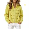Nuevo Cardigan de Punto Estilo Chino con Cuello Alto Botón Rana Doble Cremallera para Mujer 2026 Otoño/Invierno Nuevo Suéter Grueso Holgado Chaqueta para Mujer