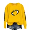 Sudadera Nueva de Talla Grande 2025 Cuello Redondo Estilo Coreano Letras New Mama Top Holgado Patrón Colorido para Mujer