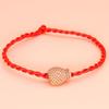 Abalorios de Transferencia Año del Zodíaco Pulsera de Cuerda Roja del Zodíaco Yiwu Tienda de 2 Yuan Joyería Puesto Callejero Suministro Venta al por Mayor Tienda en Línea Pequeños Regalos