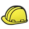 Encantadores dijes para zapatos de la serie de vehículos de construcción de dibujos animados, decoraciones para zapatos, excavadora para niños, accesorios para zapatos de goma suave de PVC