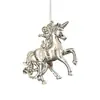 Transfronterizo Nuevo Producto Colgante de Plástico Plateado con Forma Decoración Colgante de Árbol de Navidad Brillante Galvanizado Accesorios Pequeños Adornos de Navidad en Stock