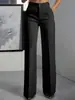 Moda casual versátil cruzada europea y americana 2026 para mujer, nuevo blazer simple versátil de corte recto, con caída, de cintura alta