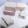 Caja de Joyería Portátil para Viaje con 12 Bolsitas Pequeñas, Cremallera de Cuero, Gran Capacidad, para Pendientes, Collares, Almacenamiento de Joyería