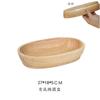 Precio de Fábrica Venta Directa Plato de Madera Platos de Fondo Grueso Platos Platos Creativos para Snacks Plato para Frutas Plato para Pasteles Vajilla