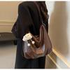 Bolsa Tote de Corrente Transfronteiriça Estilo Coreano Grande Capacidade para Ombro Feminina 2024 Nova Tendência de Outono Explosiva Bolsa de Ombro Cruzado