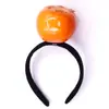 Diadema para el cabello con forma de fruta y verdura, pinzas para el cabello para mujer, accesorio para la cabeza distintivo, creativo y divertido, diadema de presión para lavarse la cara, goma para el cabello, cueva para el cabello
