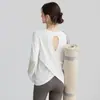 Roupas de Yoga para Mulheres 2026 Novo Estilo Top Esportivo Caimento Solto Emagrecimento Costas Bonitas Manga Longa Cobertura Pilates Treinamento Roupa Fitness