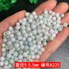 Jóias de Jade A contas soltas de jadeíte contas soltas diy contas de jade 5-5,5mm contas redondas contas de jade Fábrica do Mercado Tianguang de Sihui