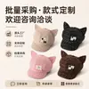Sombrero Octagonal Adorable de Gato con Orejas de Cuadros Dulces para Mujer, Sombrero de Pico de Pato, Nuevo Estilo Otoño Invierno, Adelgazante para la Cara, Boina de Pintor, Tendencia