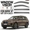 Adecuado para BMW X7 Deflector de ventana lateral para lluvia y lluvia BMW X7 G07 2019 + Visera para ventana