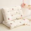 Almofada Infantil Algodão Fio Dupla Camada Desenho Animado Berçário Almofada Infantil Núcleo Almofada de Conforto para Soneca de Bebê Almofada de Pescoço Atacado