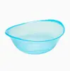 Lavabo Espesado para Uso Doméstico, Adecuado para Residencias Estudiantiles, Lavabo Pequeño Transparente de Plástico Multicolor para Lavarse la Cara, Lavabo Yuanbao