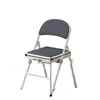 Silla plegable mediana-alta 35cm para adulto, silla con respaldo para el hogar, silla de estudio para estudiante, asiento portátil para oficina, taburete pequeño, silla de comedor