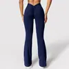 Pantalones de Yoga de Tiro Alto con Micro-Campana Sin Costuras para Mujer, Leggings Deportivos de Fitness, Levantamiento de Glúteos - Amazon Europeo y Americano