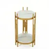 Estilo Nórdico Hierro Forjado Estante para Flores Estante de Almacenamiento Sala de Estar Simple Interior Balcón Lujo Ligero De Pie Mármol Verde Estante para Flores