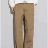 Pantalones Rectos para Hombre Otoño/Invierno Negro Versátiles Casuales Sueltos Largos de Pierna Ancha Ropa de Trabajo Moda Largos hasta el Suelo para Hombre