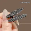 Presilha de Cabelo Bico de Pato com Strass Única e Linda, de Alta Qualidade e Exquisite, Presilha Pequena para Mechas e Cabelo Lateral, Acessório de Cabelo para Mulheres