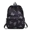 Nova Mochila Escolar Borboleta Bolsa de Ombro Duplo Estilo Japonês Mochila de Nicho para Estudante Universitário para Passeio Viagem Grande Capacidade Casual Alta Aparência