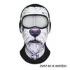Mascarilla facial digital impresa de cara divertida para hombre, transfronteriza, para otoño e invierno, a prueba de viento para exteriores, engrosada, forrada de polar, cálida, adecuada para ciclismo y esquí