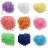 Broca nua de resina de alta qualidade 3mm apontou fundo redondo resina broca cor misturada AB broca DIY preenchido material de gotejamento Strass