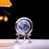 Fornecimento Direto da Fábrica Transfronteiriço de Base de Bola de Cristal Gravada em 3D Criativa Suporte de Metal Decoração Ornamento para Mesa de Estudo de Estudante