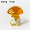Grava de Cristal Natural Transfronteriza Adornos de Hongo de Resina Artesanías de Cristal de Resina Decoraciones de Escritorio y Coche Venta al por Mayor