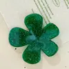 Directo de Fábrica Atmósfera Primavera/Verano Brillo Fino Acetato Flor de Cinco Pétalos Parches Hechos a Mano Accesorios para el Cabello Materiales DIY En Stock Personalizado