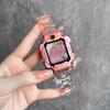 Adecuado para Correa de Reloj Inteligente Little Genius Z11/Z10/Z8/Z9 Resina Nuevo Z7A/Z6S Funda Protectora Degradada