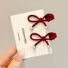 Nuevo Pasador Estilo Coreano Lazo Pinza Pequeña Femenino Gama Alta Lindo Pasador de Princesa Pasador para Flequillo Lateral Accesorios para el Cabello