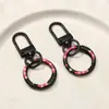 Chaveiro Colorido de Rosquinha Dopamina Fivela de Mola de Metal Material para Acessórios DIY Pingente de Bolsa Pingente de Boneca