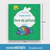 Livro de pintura infantil jardim de infância livro de pintura para colorir iluminação bebê grafite livro de colorir livro de pintura