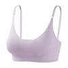 Sujetador Inalámbrico para Mujer, Sujetador Deportivo Talla Grande, Hermosa Espalda Push-Up Estilo Camisola Sujetador de Yoga Sin Costuras para Mujer