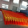 Venta al por mayor directa de fábrica columna de advertencia de PVC columna de protección anticolisión vial pila de aislamiento de partición columna de plástico reflectante de seguridad