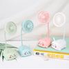 Nuevo Ventilador Pequeño Mini Carga USB Estudiante Portátil Conveniente Dibujos Animados Escritorio Pequeño Mini Ventilador