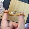 Nuevo Pulsera de Amatista Doble Anillo Chino para Mujer al por Mayor Estilo Étnico de Nicho Mariposa Artística Hada Pulsera de Moda Joyería
