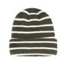 Chapéu de Lã Listrado Estilo Japonês Circunferência da Cabeça Grande Chapéu Tricotado Quente Feminino Outono e Inverno Chapéu Frio Masculino Chapéu Pulôver Casual Versátil