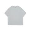 ANNONES Solona Camiseta de verão respirável e fresca para homens e mulheres, casal, básica, cor sólida, base solta, manga curta AT53