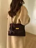 Bolso Cruzado Retro Esmerilado Bolso de Mujer Bolso de Hombro para Viajes de Negocios de Alta Gama Estilo Nuevo Bolso Cuadrado Pequeño de Gran Capacidad para el Trabajo