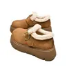 Couro Genuíno Acolchoado Quente Slip-on Sapatos Birkenstock Feminino 2026 Inverno Novo Botas de Neve com Pelúcia Sapatos Casuais de Algodão com Pelo