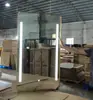 Fabricantes de Foshan venden espejo de baño con marco de aleación de aluminio hotel baño pared espejo inteligente luminoso al por mayor