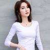 Fabricante Venta al por Mayor Exportación Otoño e Invierno Camisetas de Manga Larga para Mujer Slim y Cálidas Tops Interiores Camisetas Base Suministro Dropshipping