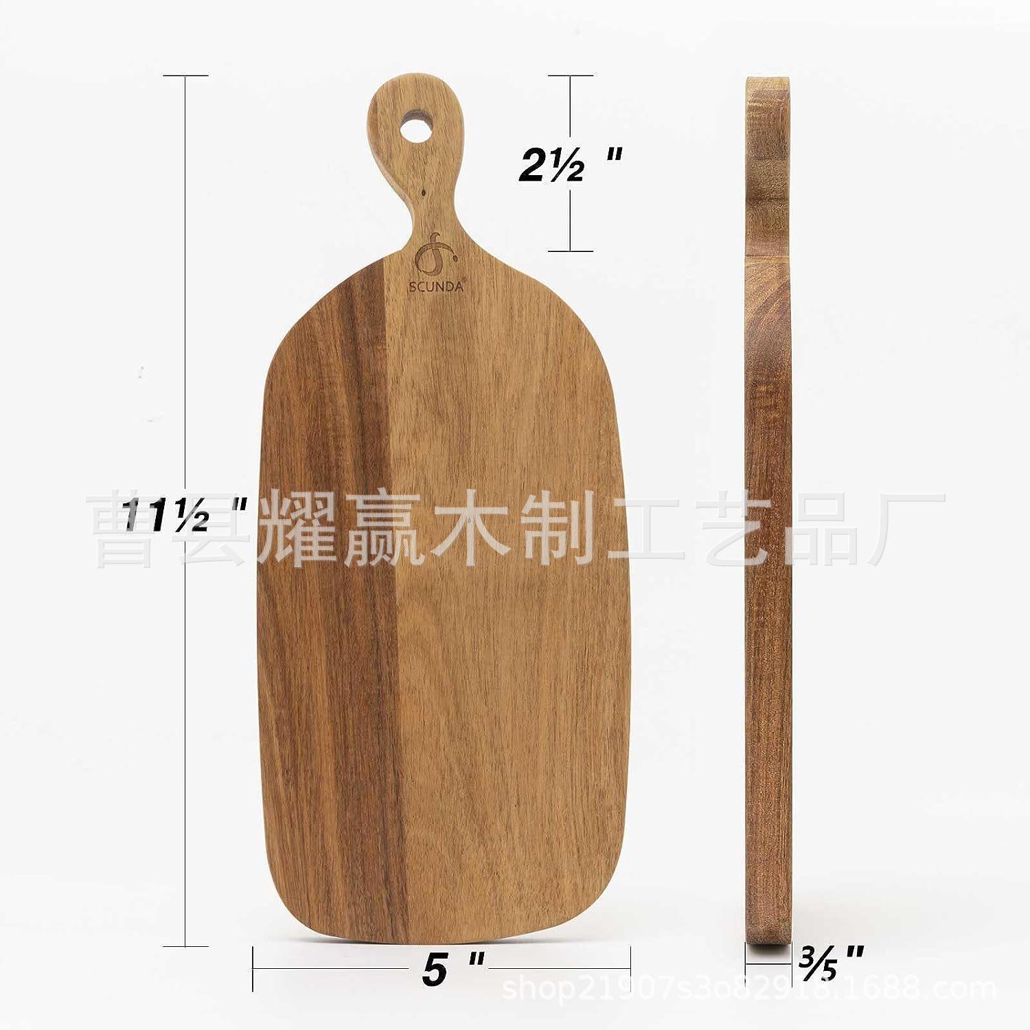 相思木砧板切菜板实木芝士奶酪板家用披萨牛排面包板案板BSCI