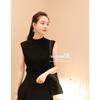 Moda de Hong Kong y Americana/2026 Chaleco de Lana Adelgazante para Mujer, Elegante Versátil de Punto Capa Base sin Mangas