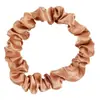 Suministro directo transfronterizo de aro para el pelo de tela de color claro brillante estilo coreano, cuerda fina de color sólido fresco, accesorio para el pelo de bola de coleta de caballo