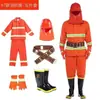 Conjunto de Ropa Ignífuga 97, Conjunto de Ropa Protectora de Cinco Piezas, Ropa Protectora para Extinción de Incendios, Conjunto Completo de Ropa Protectora 97 Ignífuga y Engrosada
