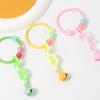 Llavero de Campana Creativo DIY Cadena de Color Cadena para Funda de Teléfono Móvil Colgante de Muñeca Accesorios para Llaves Colgante para Bolso