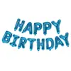 Balão de Filme de Alumínio Letra 16 Polegadas Transfronteiriço Conjunto de Balões feliz aniversário Balão de Folha de Alumínio feliz aniversário