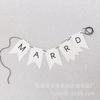 Decoración para Fiesta de Boda Accesorios para Fotos Cartulina Papel Kraft Banderines Colgantes Pancarta de Papel Personalizada Festivo Navidad