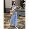 Falda de pastel estilo tweed Traje de moda 2025 Nuevo de verano Vestido de verano Estilo caliente de alta gama Dos piezas que reducen la edad Traje de mujer