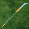 Guan Yu Hoja de Dragón Verde Media Luna Lu Bu Alabarda Fang Tian Juguetes Periféricos de los Tres Reinos Espadas Armas de Plástico PP Arma de Zhang Liao